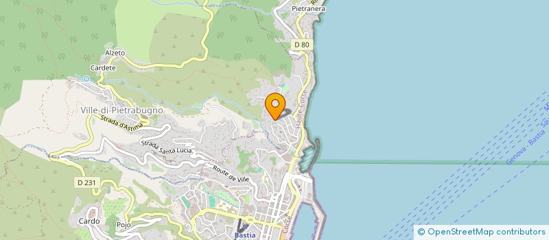 localisation de l'entreprise MB CONSULTING à BASTIA