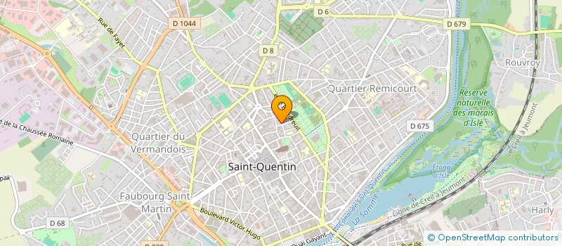 localisation de l'entreprise MB CONSULTING à SAINT-QUENTIN