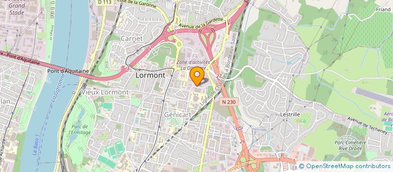 localisation de l'entreprise MB CONSULTING  LORMONT