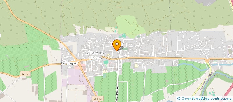 localisation de l'entreprise MB CONSULTING  LA FARE-LES-OLIVIERS