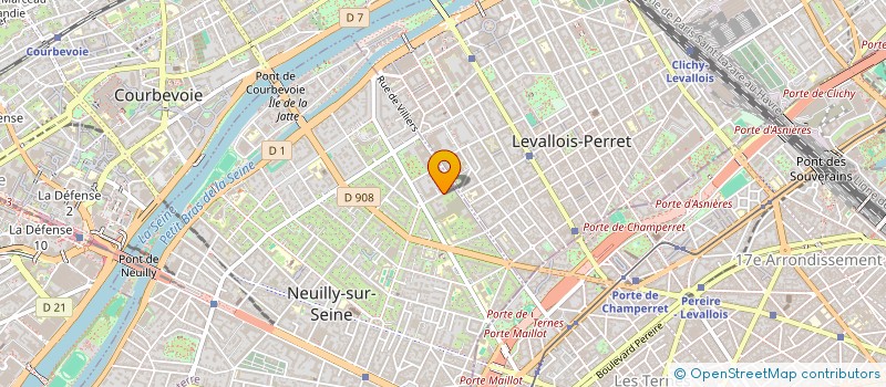 localisation de l'entreprise MB CONSULTING  NEUILLY-SUR-SEINE
