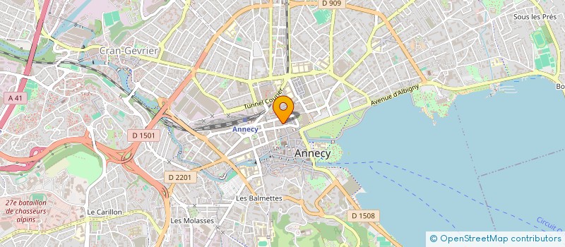 localisation de l'entreprise MB CONSULTING & SERVICES à ANNECY