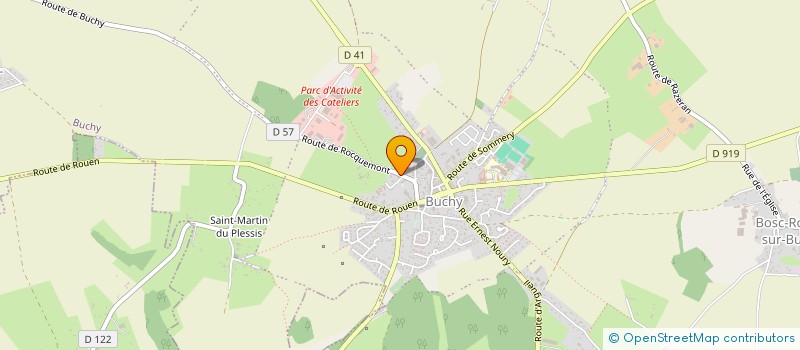 localisation de l'entreprise MB CONTROLE  BUCHY