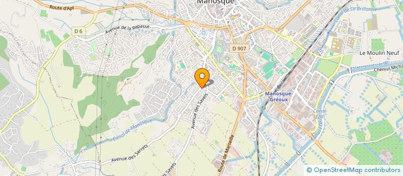 localisation de l'entreprise MB COOKIES à MANOSQUE