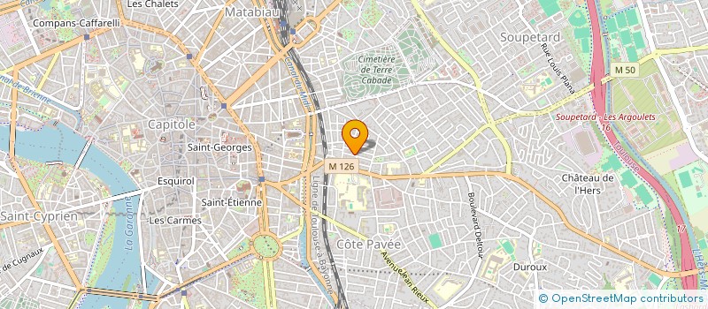 localisation de l'entreprise MB COTE NORD  TOULOUSE