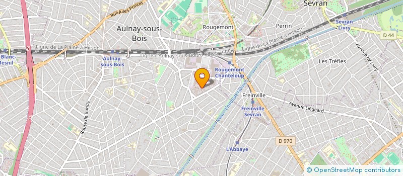 localisation de l'entreprise MB CREATIF à AULNAY-SOUS-BOIS