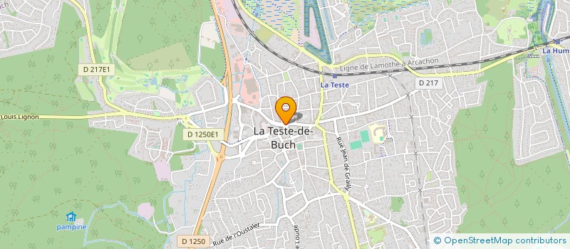 localisation de l'entreprise MB CREATION à LA TESTE-DE-BUCH