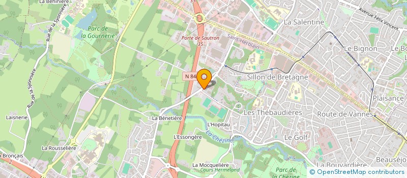 localisation de l'entreprise MB CREATION  SAINT-HERBLAIN