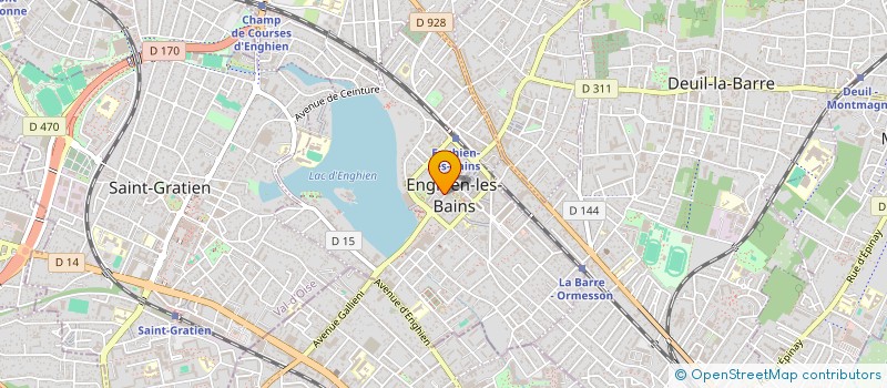 localisation de l'entreprise MB CREATIONS à ENGHIEN-LES-BAINS