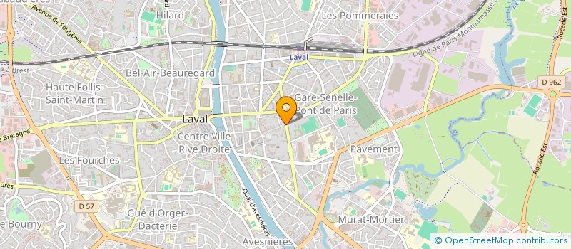 localisation de l'entreprise MB CREATIONS à LAVAL