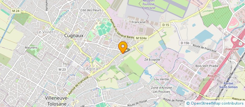 localisation de l'entreprise MB CUGNAUX à CUGNAUX
