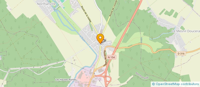 localisation de l'entreprise MB CUISINES à NORMANVILLE