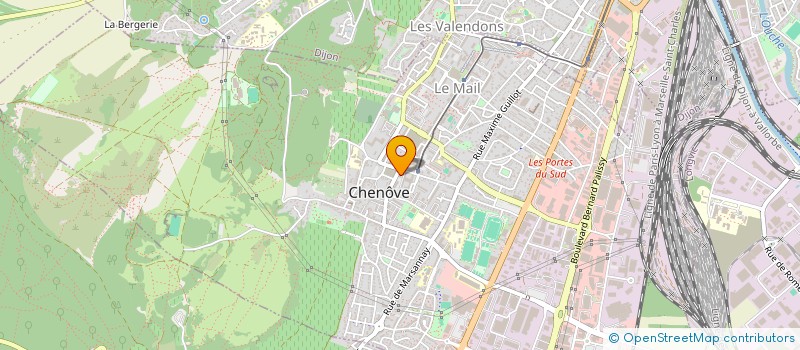 localisation de l'entreprise MB CUISINES  CHENOVE