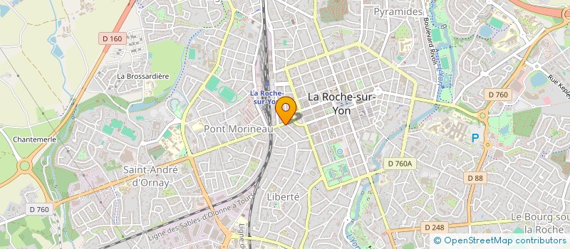 localisation de l'entreprise MB CUT à LA ROCHE-SUR-YON