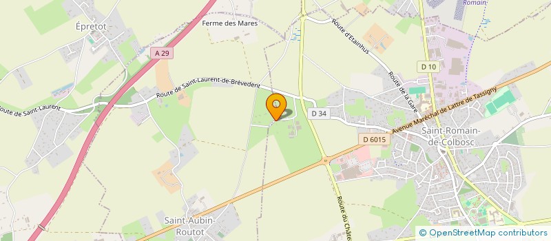 localisation de l'entreprise MB D'AMBOISE  SAINT-ROMAIN-DE-COLBOSC