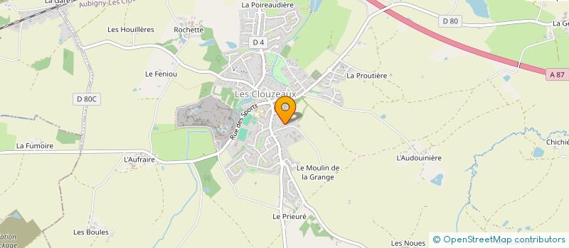 localisation de l'entreprise MB DECOUPE à AUBIGNY-LES CLOUZEAUX