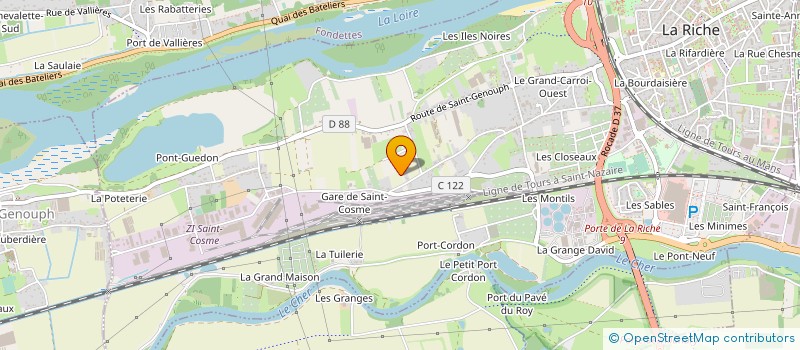 localisation de l'entreprise MB DEPANNAGE à LA RICHE