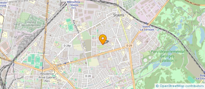 localisation de l'entreprise MB DEPANNAGE à STAINS