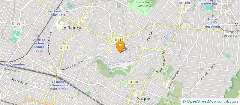 localisation de l'entreprise MB DES ANGES à LE RAINCY