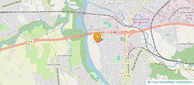 localisation de l'entreprise MB DEVELOPPEMENT à SAINT-JUST-SAINT-RAMBERT