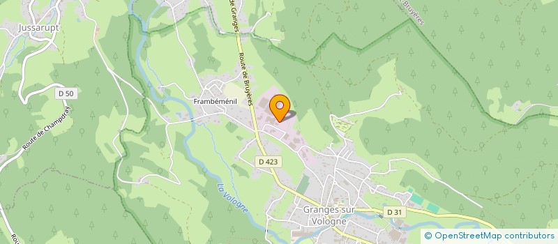 localisation de l'entreprise MB DEVELOPPEMENT  GRANGES-AUMONTZEY