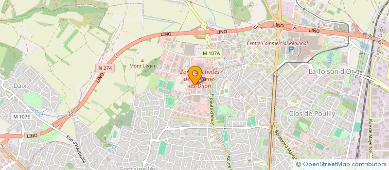 localisation de l'entreprise MB DIRECT à FONTAINE-LES-DIJON