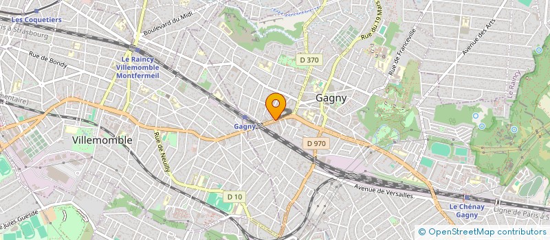 localisation de l'entreprise MB DISTRIBUTION à GAGNY