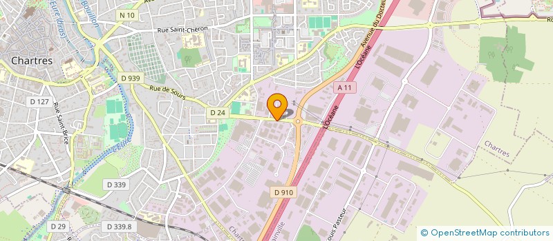 localisation de l'entreprise MB DISTRIBUTION à CHARTRES
