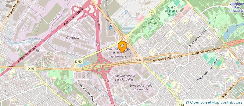 localisation de l'entreprise MB DISTRIBUTION à AULNAY-SOUS-BOIS