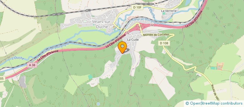 localisation de l'entreprise MB DISTRIBUTION - MBD à VELARS-SUR-OUCHE