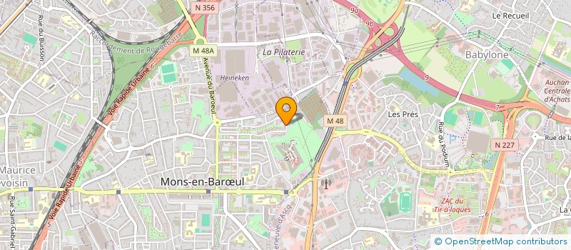 localisation de l'entreprise MB DRIVER  MONS-EN-BARUL