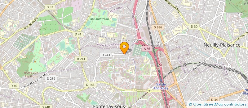 localisation de l'entreprise MB E.T CONSULTANTS à FONTENAY-SOUS-BOIS