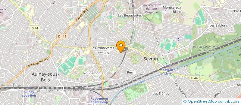 localisation de l'entreprise MB.EASYLOC à SEVRAN