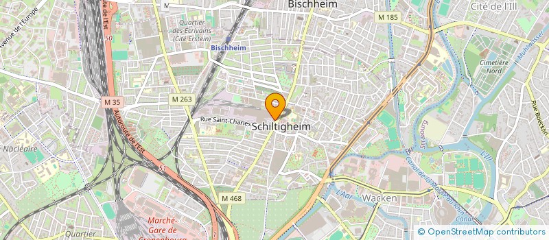 localisation de l'entreprise MB ECO à SCHILTIGHEIM
