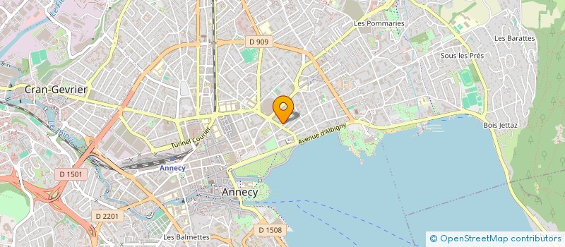 localisation de l'entreprise MB ENERGY  ANNECY