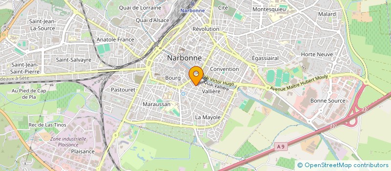 localisation de l'entreprise MB. ENTREPRISES à NARBONNE