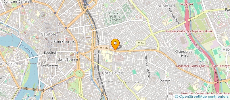 localisation de l'entreprise MB ESTHETIC à TOULOUSE