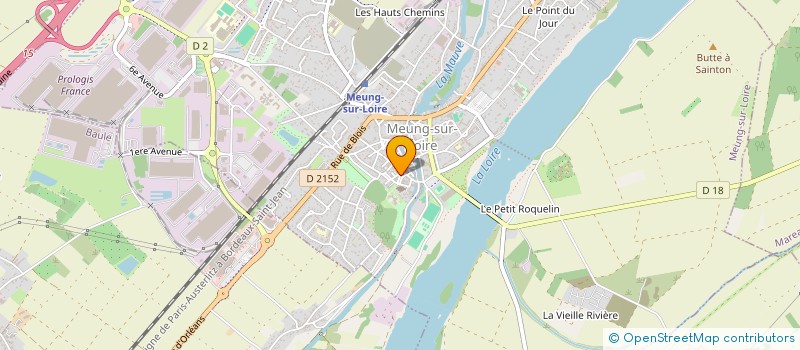 localisation de l'entreprise MB ESTHETIQUE à MEUNG-SUR-LOIRE