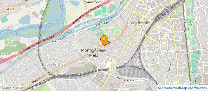localisation de l'entreprise MB ET SC CONCEPT à MONTIGNY-LES-METZ