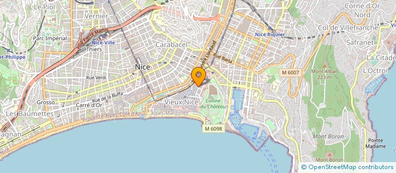 localisation de l'entreprise MB EXPLOITATION à NICE