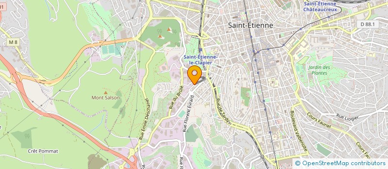 localisation de l'entreprise MB-EXPO  SAINT-ETIENNE