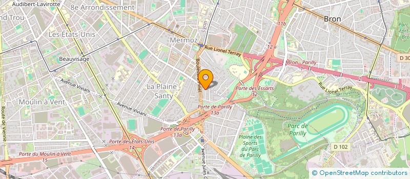 localisation de l'entreprise MB FAST FOOD  VENISSIEUX