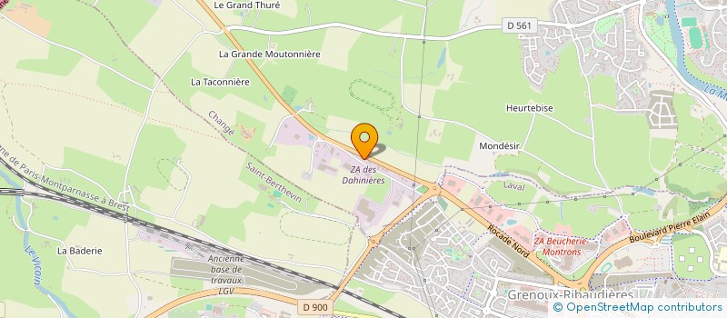 localisation de l'entreprise MB FINANCES à CHANGE