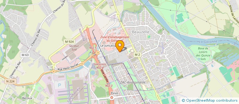 localisation de l'entreprise MB FINANCES  BEAUZELLE