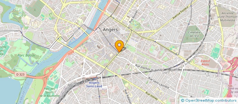 localisation de l'entreprise MB FOCH à ANGERS