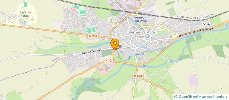 localisation de l'entreprise MB FOOD CORNER  VERNEUIL D'AVRE ET D'ITON