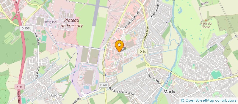 localisation de l'entreprise MB FORMATION 57  MARLY