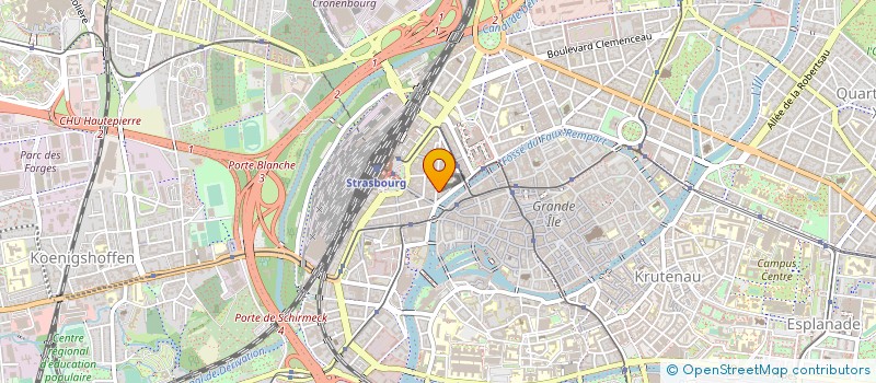 localisation de l'entreprise MB FRANCE à STRASBOURG