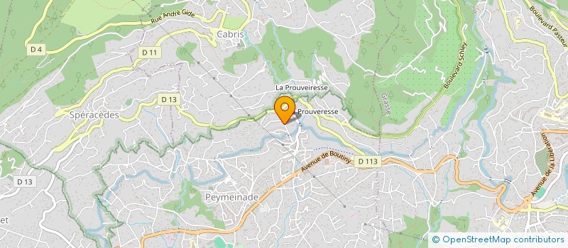 localisation de l'entreprise MB FRESNES  PEYMEINADE