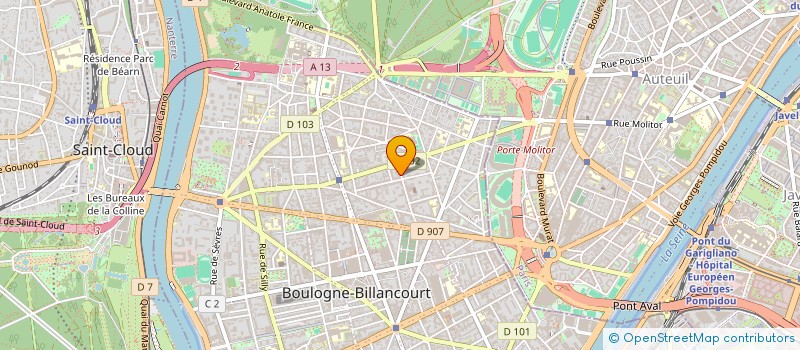 localisation de l'entreprise MB FUND à BOULOGNE-BILLANCOURT